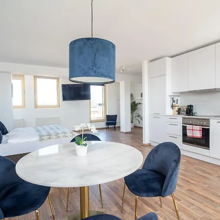 Apartman Penthouse Panoramablick Whirlpool Parken