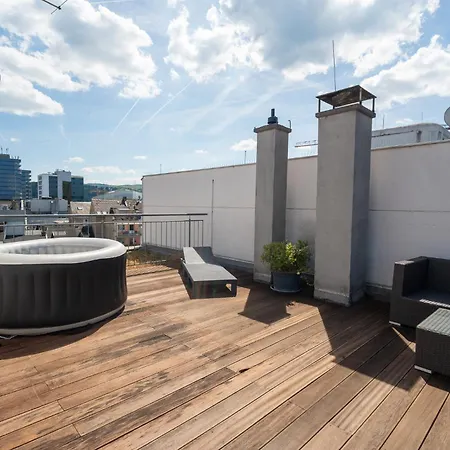 Apartman Penthouse Panoramablick Whirlpool Parken Koblenz