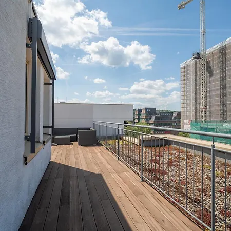 Penthouse Panoramablick Whirlpool Parken Lägenhet