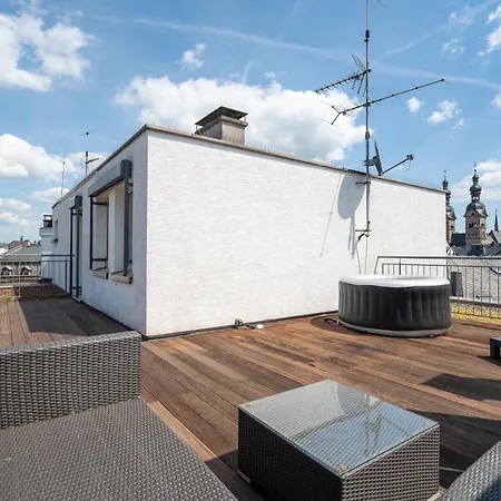 Penthouse Panoramablick Whirlpool Parken